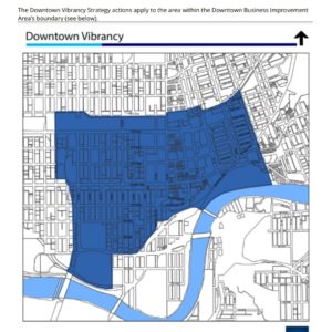 Map of Edmonton downtown